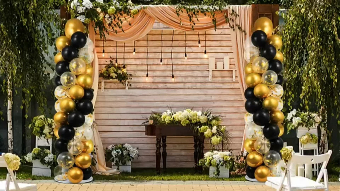 Balloon Column Stand Kit Set of 2 7Ft Adjustable Metal Arch Stand for Party Wedding Birthday Graduation Christmas Decor