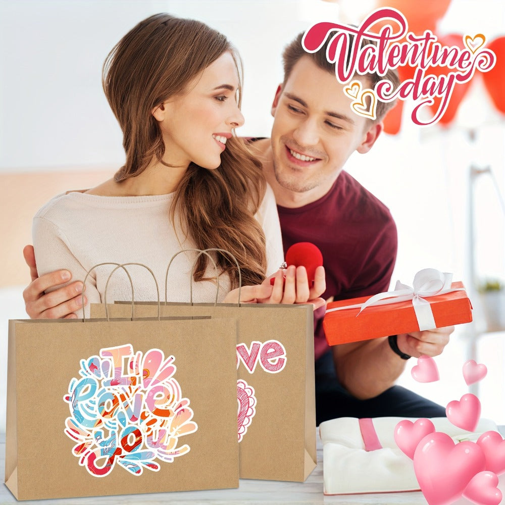Shopping Bags with Handles 49pcs | 16x6x12 Inch Large Retail Gift Bags Bulk | Clothing Boutique Bags for Birthday, Wedding, Mother's Day