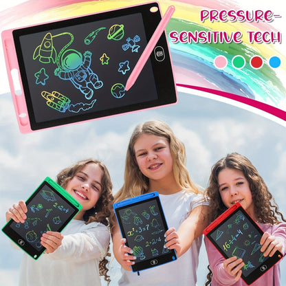 20-Pack 8.5-Inch LCD Writing Tablet Set in Blue, Red, Green and Pink with Matching Styluses