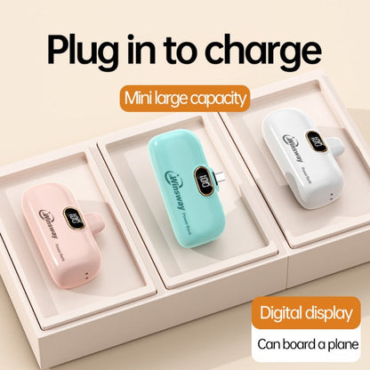 Winsway 5000mAh Mini Portable Charger Type-C Metal Plug with LED LCD Display for an Everyday Personal Care Routine