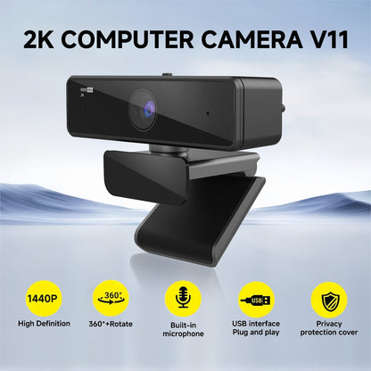 4K Webcam AI Auto Framing True Autofocus with Dual Noise Canceling Mics & 90° FOV for an Everyday Personal Care Routine