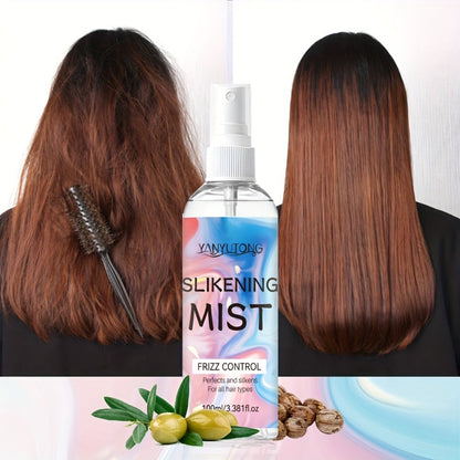 Perfumed Hair Mist Smoothing Spray 100ml – Heat Protection, Anti-Frizz, Moisturizing & Detangling Leave-In Formula | Long-Lasting Fragrance