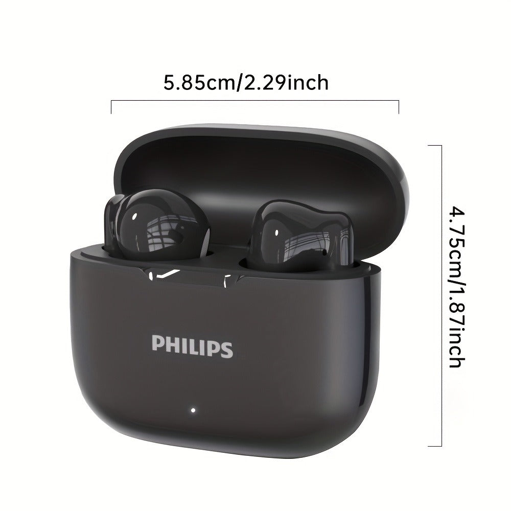 Wireless Earbuds Philips TAT1220 Bluetooth 6.0 with ANC, Touch Controls, Type-C Case and Two Colors