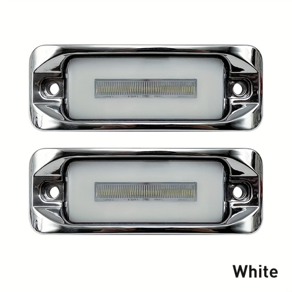LED Car Side Marker Lights – Strobe Warning Flashing Signal Light for Truck Car Night Driving Safety, High/Low Brightness