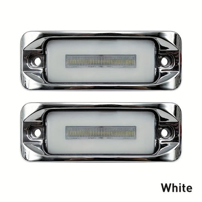 LED Car Side Marker Lights – Strobe Warning Flashing Signal Light for Truck Car Night Driving Safety, High/Low Brightness