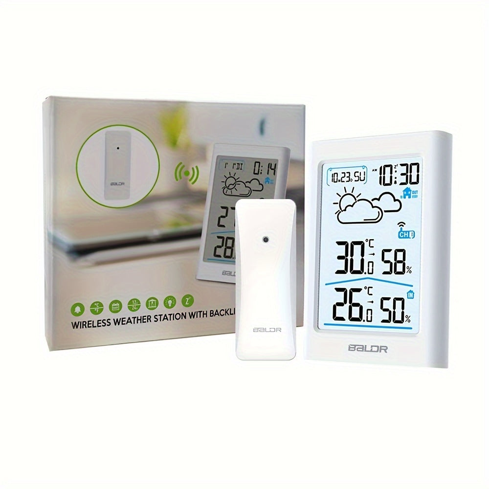 Home Weather Station | Wireless Indoor Outdoor Forecast Alarm Clock