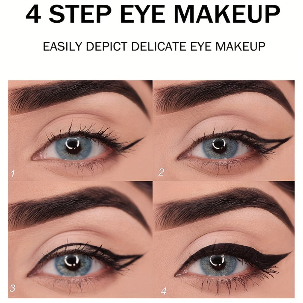 Cone-Tip Gel Eyeliner Stick Set in Brown, Black or Mixed Two- and Four-Piece Packs with Brushes