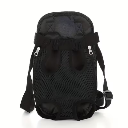 Dog Front Chest Carrier Backpack | Pet Carrying Bag for Small Dogs & Cats, Hands-Free Travel Hiking Cycling Outdoor Bag with Adjustable