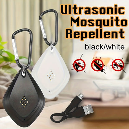 Ultrasonic Pest Repeller USB Mini, Sonic Insect for Mosquitoes, Fleas & Ticks, Portable Variable Frequency Device for Home