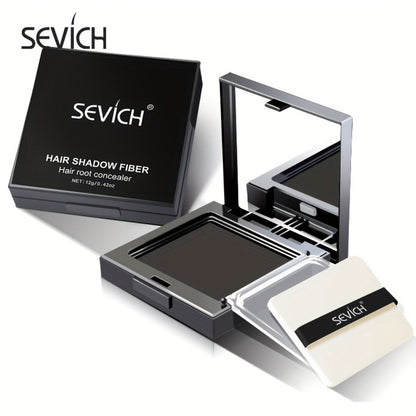 SEVICH Hairline Powder 12g Bald Spot & Root Concealer, 24H Stain-Proof Plant Squalane Formula