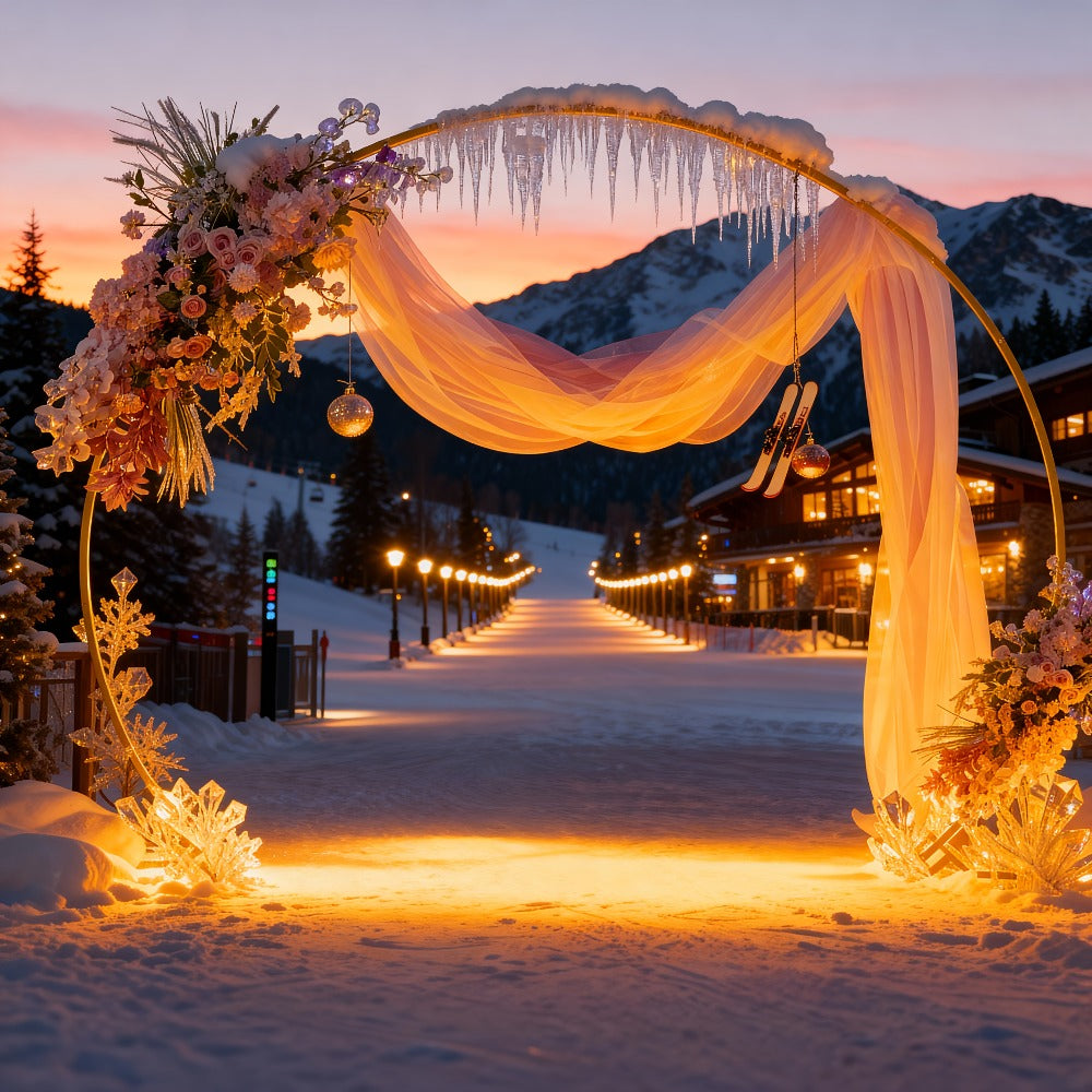 Balloon Arch Stand 8FT Round & Square Background Frame Reusable Event Decoration for Wedding for an Everyday Personal Care Routine