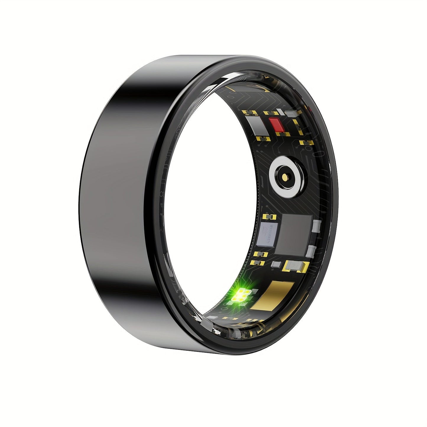 Health Monitoring Smart Ring with Heart Rate HRV Sleep Tracking, Steps Calories Body Temp & Menstrual Cycle – Bluetooth 5.3, iOS & Android