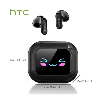 131 Language Real-Time Translation Wireless Headphones HTC NE20 TWS HiFi Sound Low for Bedside Audio, Alarms and Room Entertainment