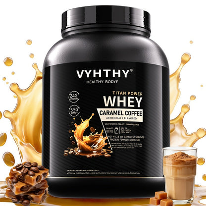 Whey Protein Powder Isolated & Hydrolyzed Blend with BCAAs, Low Carb Sports Nutrition Shake for Women