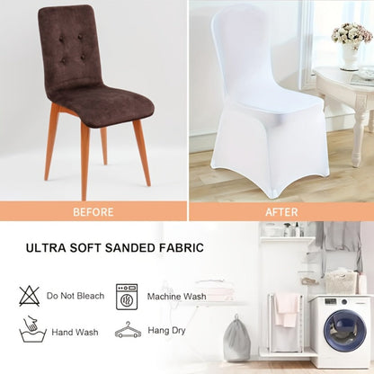 Spandex Chair Covers Bulk, Elastic Stretch Universal Fit Banquet Chair Protectors, Wedding Chair Covers for Weddings