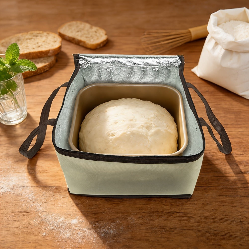 Bread Proofing Box USB Powered Foldable Dough Fermenter with Carry Bag - Zippered Portable Proofing Container for Pizza Dough