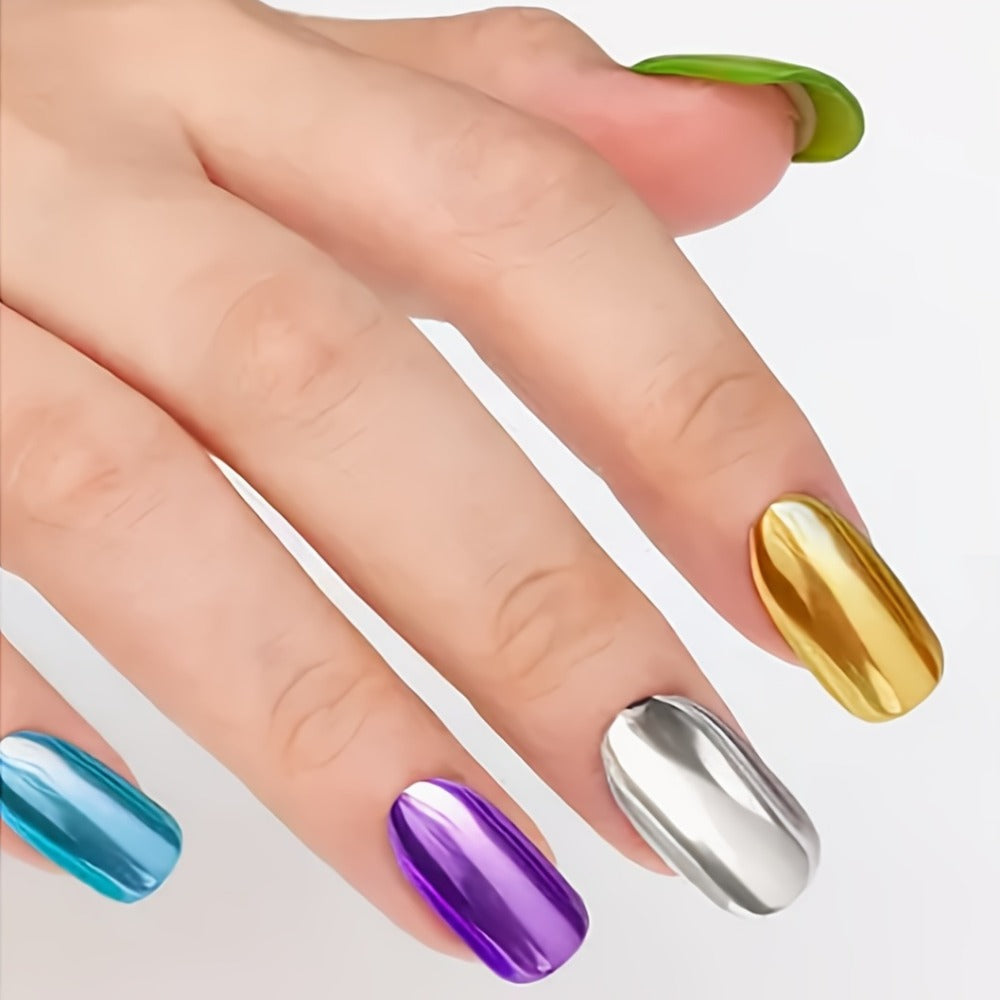 Three-Color Metallic Nail Polish Sets in Elegant, Popular, Summer or Christmas Shade Collections