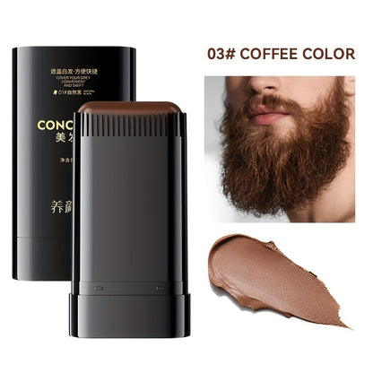 Instant Gray Root Concealer Hair Color Stick – Waterproof Sweatproof Non-Clumping Long-Lasting Formula with Built-in Comb Applicator