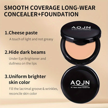Oil Control Concealer Powder 24H Waterproof Matte Finish, for Makeup, Travel and Everyday Vanity Use