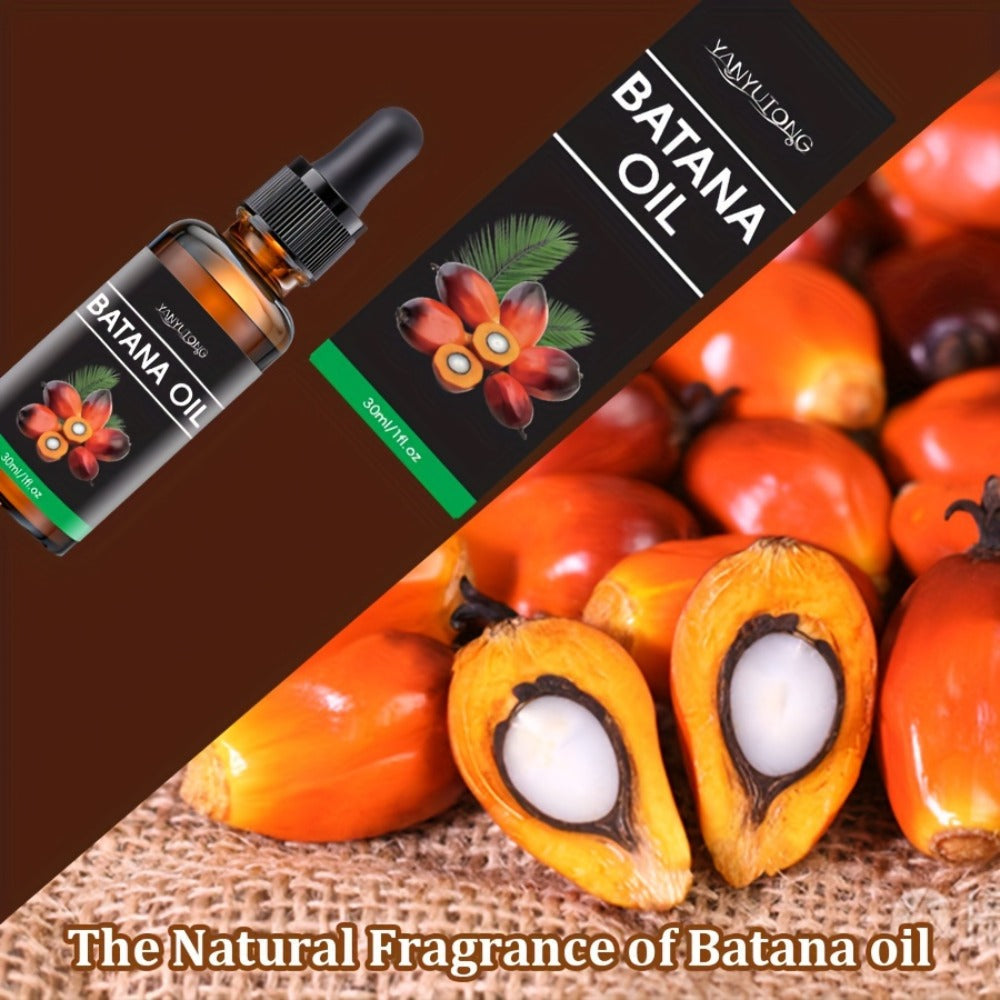 Batana Oil Hair Treatment Leave-In Essence 30ml – Plant Extract Deep Moisturizing Scalp Care, Lasting Fragrance, Frizz Control