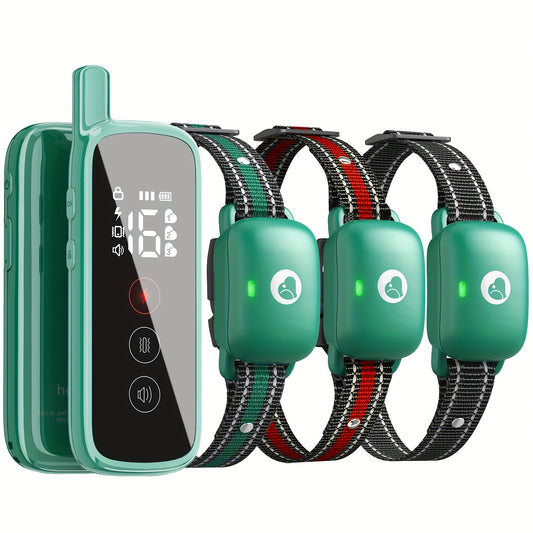 Smart Dog Training Collar with Remote – 3 Training Modes with Training Icons Electric Shock Collar Receiver Function for Large & Medium Dogs