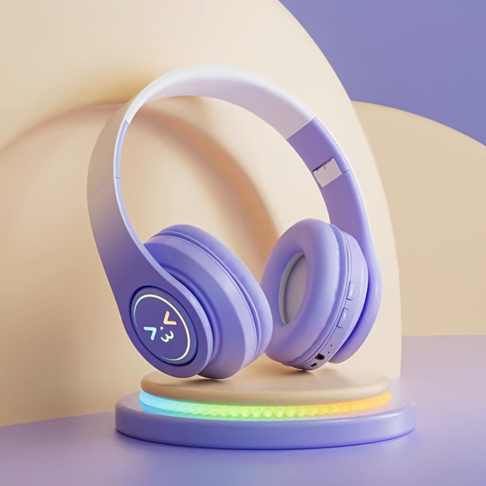 Noise Cancelling Wireless Bluetooth Headphones Over-Ear Bluetooth 5.3 Foldable Portable Headset for an Everyday Personal Care Routine