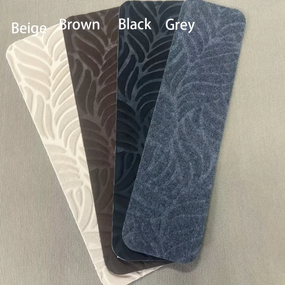 Stair Treads 15pcs 8"x30" Self-Adhesive Carpet Pads for Wooden Steps, Polyester Indoor Stair Mats for Safety