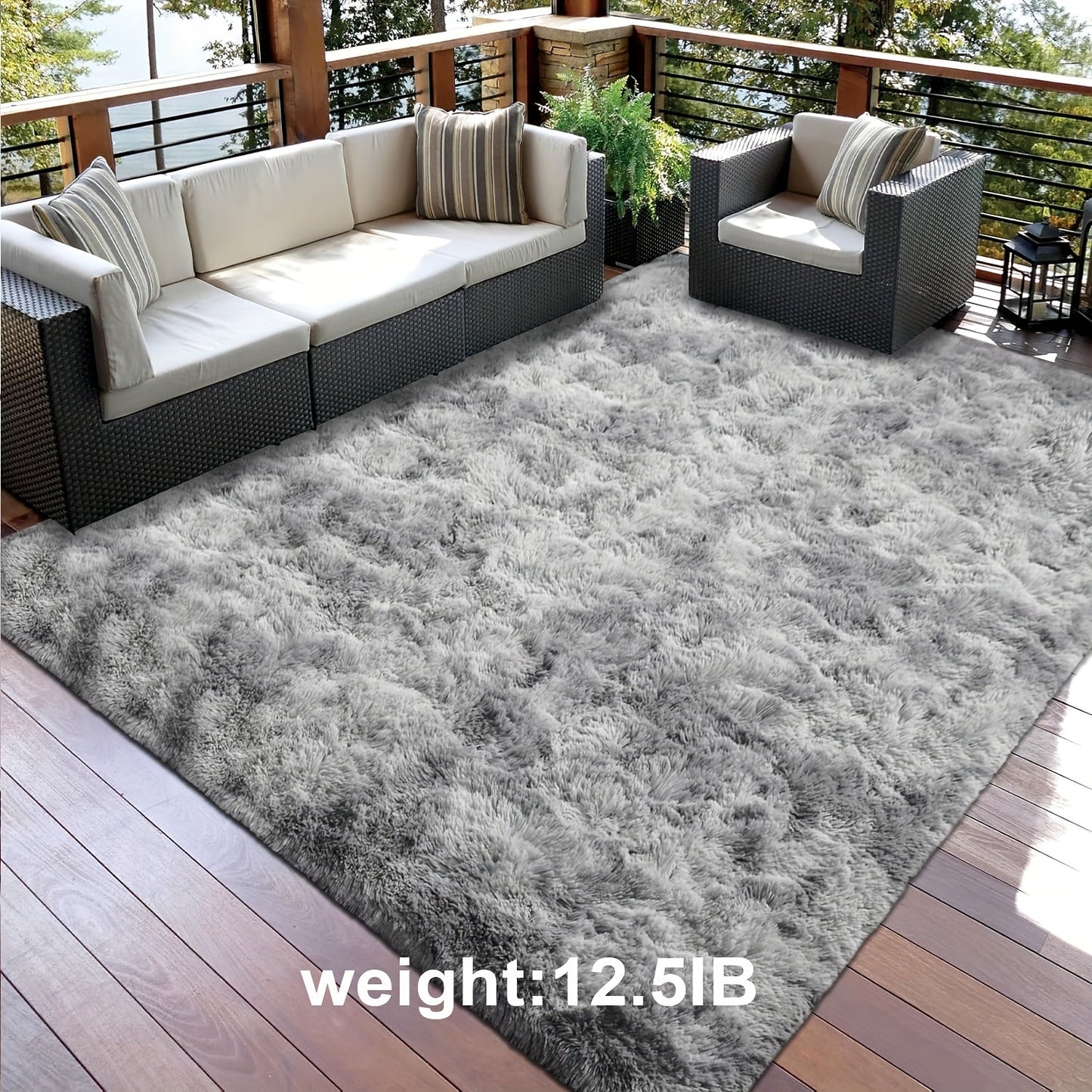 Non-Slip Area Rug Fluffy Soft Carpet – Modern Home Decor Floor Mat for Living Room, Bedroom, Kitchen & Bathroom | Easy Clean Cute Plush Rug