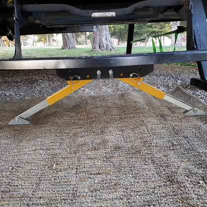 RV Step Stabilizer Kit – Adjustable Foldable Ladder Support for 5th Wheel, Travel Trailer & Motorhome, Eliminates Bounce