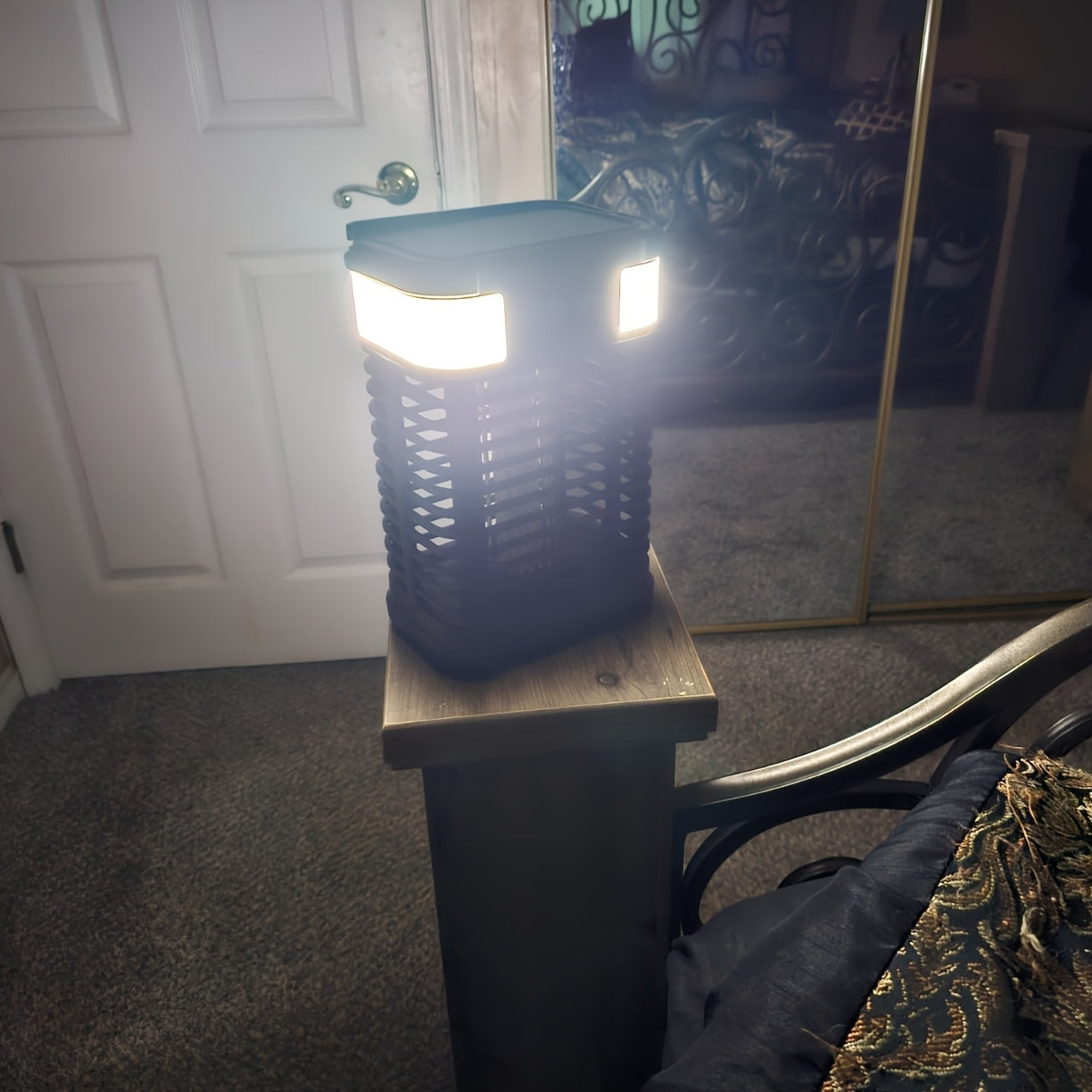 Bug Zapper, Solar 5-in-1 Lantern 3500mAh Indoor Outdoor Garden Camping for Garden, Yard and Pest Management