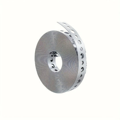 Galvanized Steel Pipe Support Bar with Pre-Drilled Holes – Corrosion-Resistant Hanging Rod for Plumbing HVAC Garage Workshop