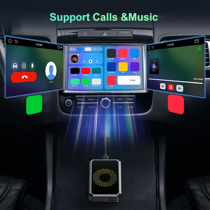 3-in-1 Wireless CarPlay Adapter Magic Media Box with Netflix YouTube TikTok Streaming & USB Port
