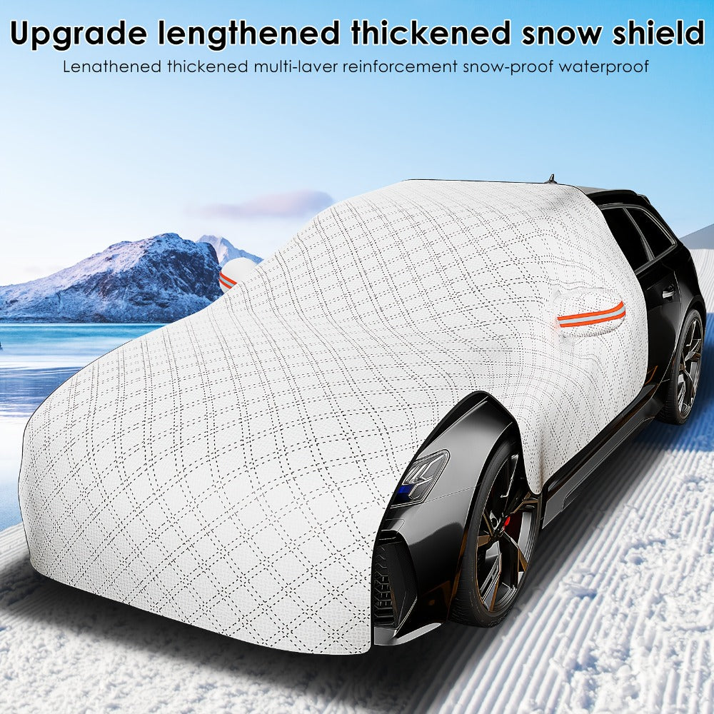 Windshield Snow Cover Frost Guard – Thickened Universal Car Front Window Snow Shield, All-Season Sun Shade Ice Frost Protection Cover