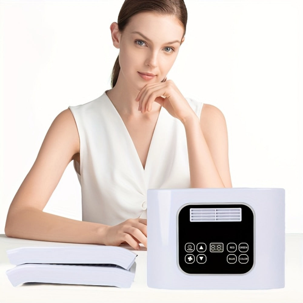 7 Color LED Skin Care Device Photon Therapy Spectrometer Wrinkle Acne Treatment Face for Entryways, Bedrooms and Living Spaces