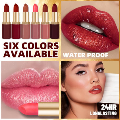Cream Lipstick Set 6 Colors Long-Lasting Moisturizing – Smooth Creamy Finish Lip Color for All Skin Tones Everyday Party Holiday Makeup Gift
