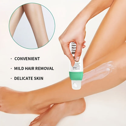 Hair Removal Cream ROZINO 100g Coconut and Squalane Tube with Carton for External Body Grooming