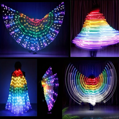 LED Feather Dance Costume Glowing Luminous with the Listed Color, Size or Set Options for Everyday Use