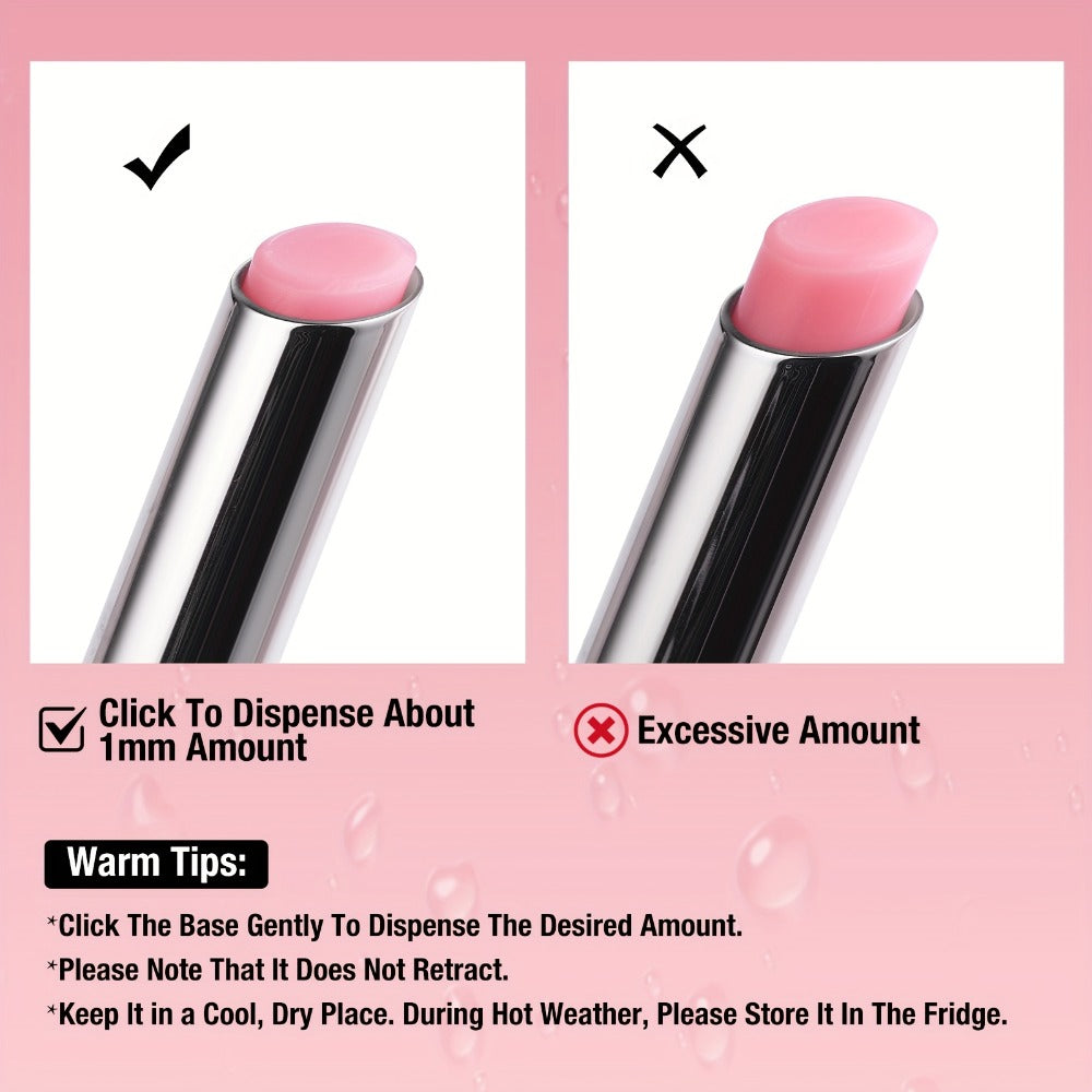 Moisturizing Lip Balm Set 4pcs Waterproof with Vitamin E Oil & Plant Oils – Long-Lasting Nourishing Lip Care for Dry Chapped Lips