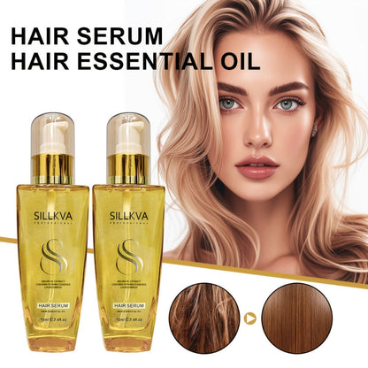 Argan Oil Hair Serum 2 Pack Anti-Frizz Nourishing Treatment for Dry Damaged Frizzy Flyaway Hair Moisturizing Smoothing Lightweight Leave-In