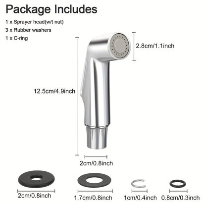 Kitchen Sink Side Sprayer Head Universal Replacement, Quick Connect Pull-Out Faucet Nozzle