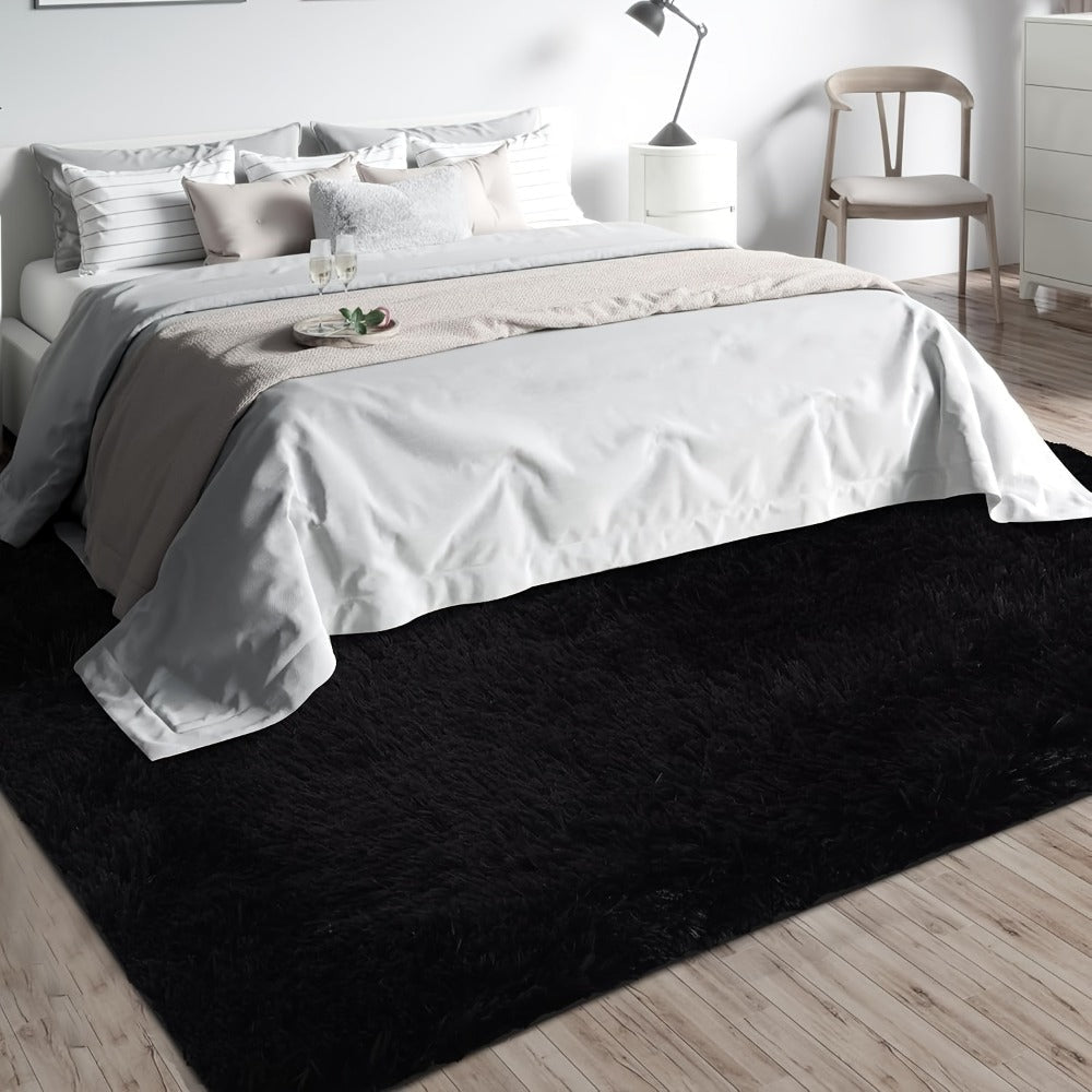 Shag Rug Fluffy Thick Area Rug - Fuzzy Tufted Plush Carpet for Bedroom & Living Room, Floor Mat in Multiple Colors & Sizes