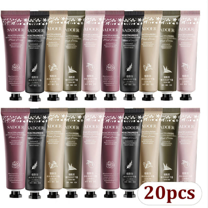 Travel Size Hand Cream Set 10 20 30pcs Scented Moisturizing Lotion – Deep Hydration for Dry Cracked Hands & Body