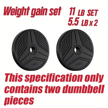 Adjustable Dumbbell Set 5-in-1, 20/30/40/60/110LBS Free Weights with Upgraded Lock Nut, Converts to Barbell, Kettlebell