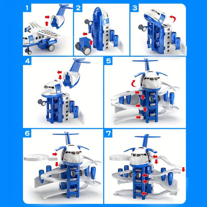 Kids Airplane Toy with LED Lights & Music with the Listed Color, Size or Set Options for Everyday Use