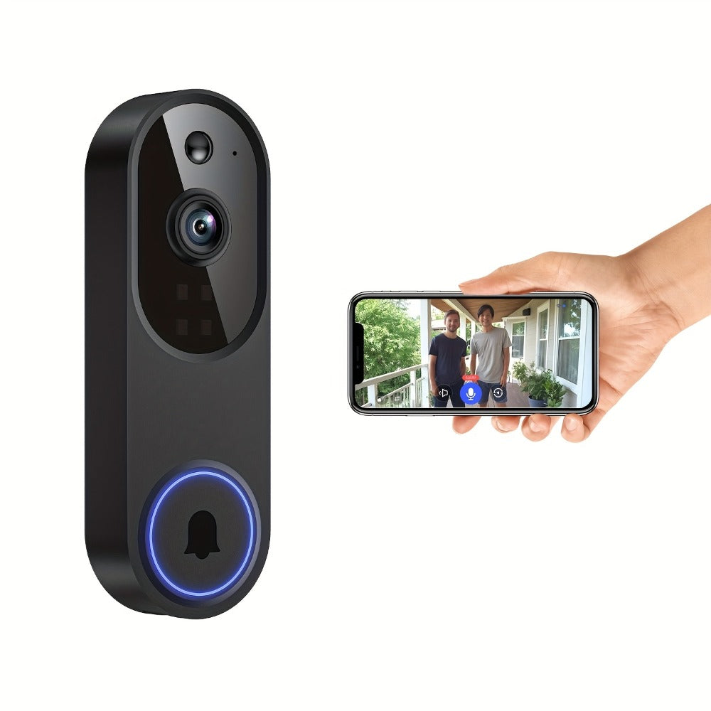 960P Smart Video Doorbell 2.4G 5G Dual-Band WiFi, Color Night Vision, AI Vehicle & Person Detection