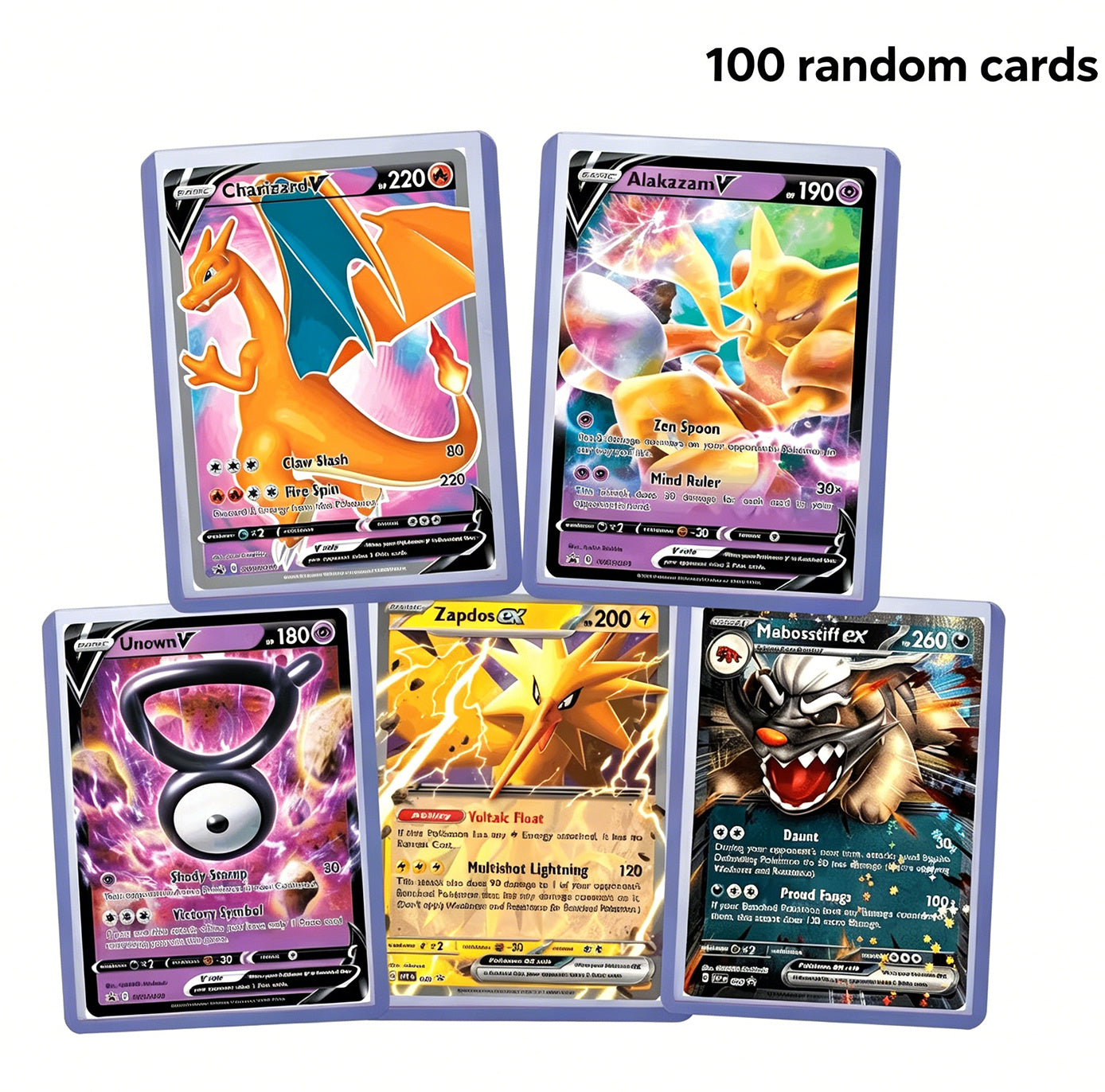 Trading Card Game 100- or 200-Card Character Assortment with Two Quantity Options and Mixed Artwork