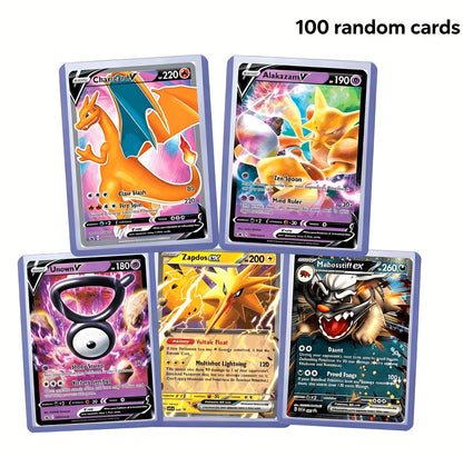 Trading Card Game 100- or 200-Card Character Assortment with Two Quantity Options and Mixed Artwork