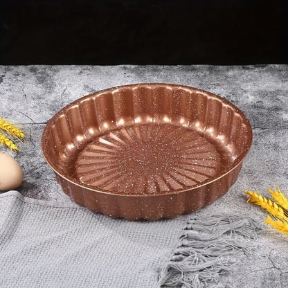Round Non-Stick Cake Mold Baking Pan Carbon Steel Easy Release Home Baking Tool for Layer for Entryways, Bedrooms and Living Spaces