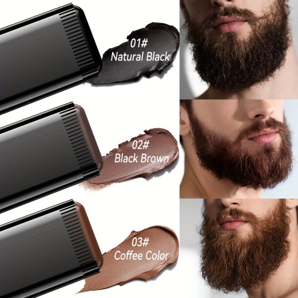 Instant Gray Root Concealer Hair Color Stick – Waterproof Sweatproof Non-Clumping Long-Lasting Formula with Built-in Comb Applicator