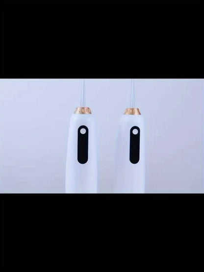 Electric Toothbrush Water Flosser Combo Set – 3 Modes USB Rechargeable Oral Care Kit with 4 Brush Heads & 4 Nozzles